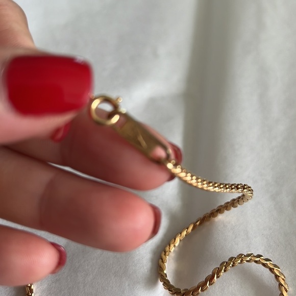 Vintage Amway gold tone metal necklace - Picture 6 of 7